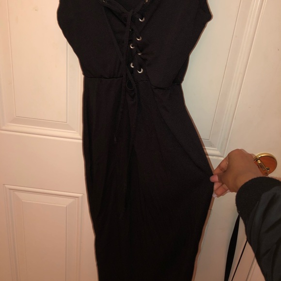PLT Black Midi Dress - Picture 2 of 2